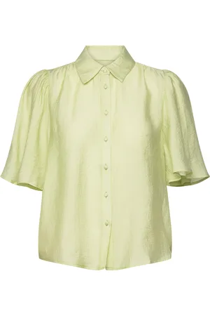 Minus Mstalmie Short Sleeve Shirt Tops Shirts Short-sleeved Green