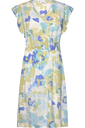 Saint Tropez Tishasz Dress Lyhyt Mekko Blue