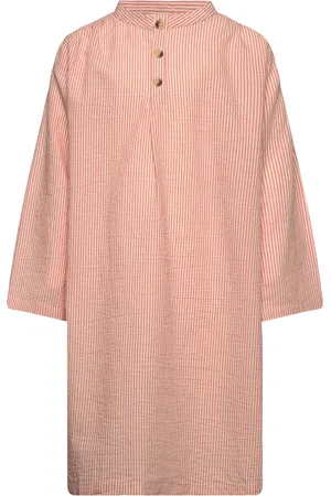 Marmar Copenhagen Pajama Dress Night & Underwear Pyjamas Nightdresses Orange