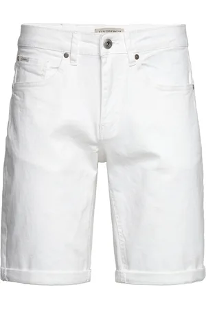 Lindbergh Regular Fit Denim Shorts Bottoms Shorts Denim White