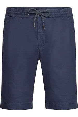 Lindbergh Oxford Drawstring Shorts Bottoms Shorts Casual Navy