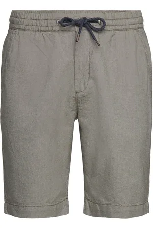 Lindbergh Oxford Drawstring Shorts Bottoms Shorts Casual Grey