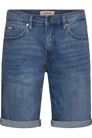 Lindbergh Superflex Denim Shorts Bottoms Shorts Denim Blue