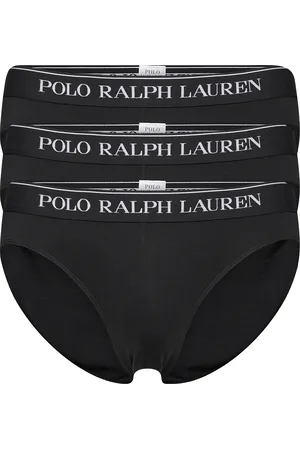 Ralph Lauren Low-Rise-Brief 3-Pack Y-sepalus Briefs Alushousut Black