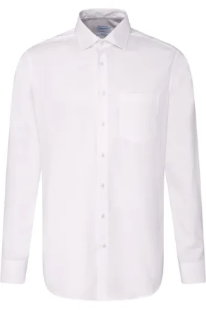 Seidensticker Business Kent Patch3 Tops Shirts Business White