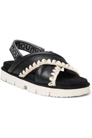 Mou Musw461004C Matalapohjaiset Sandaalit Black