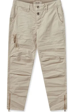 Mos Mosh Valerine 7/8 Pant Bottoms Trousers Straight Leg Beige