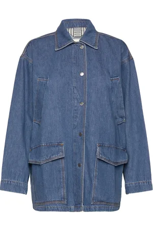 Part Two Elmirapw Otw Farkkutakki Denimtakki Blue