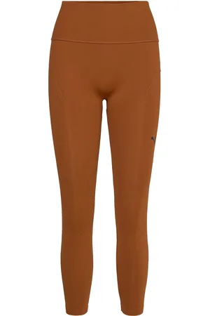 PUMA Shapeluxe Seamless Hw Fl Tights Bottoms Running-training Tights Seamless Tights Brown