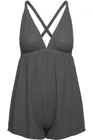 Billabong On Vacay Romper Bottoms Jumpsuits Grey