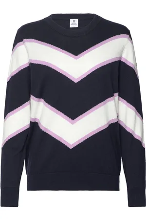 Daily Sports Nagoya Pullover Tops Knitwear Jumpers Navy