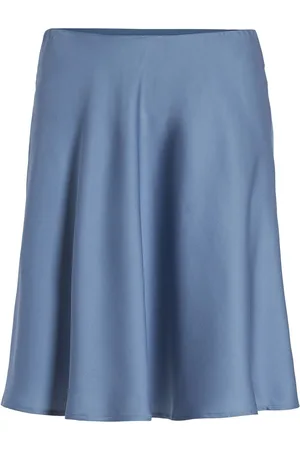 VILA Viellette Hw Short Skirt Lyhyt Hame Blue