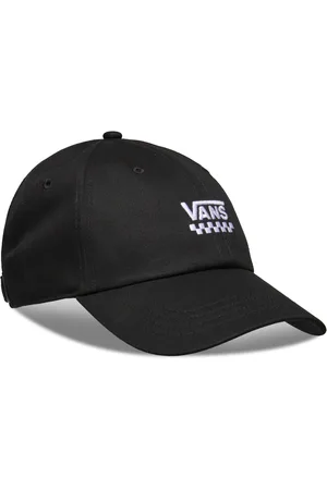 Vans Court Side Curved Bill Jockey Sport Headwear Caps Black