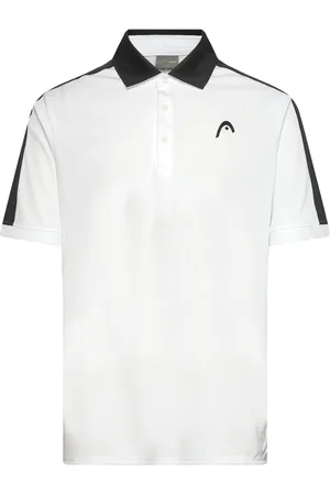 Head Slice Polo Shirt Men Tops Polos Short-sleeved White