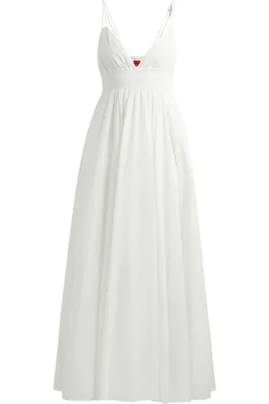 HUGO BOSS Kapaula-1 Maksimekko Juhlamekko White