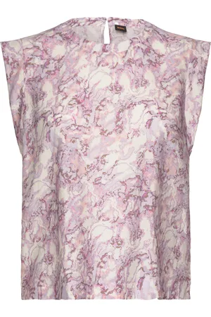 HUGO BOSS C_Ieaska Tops Blouses Sleeveless Pink