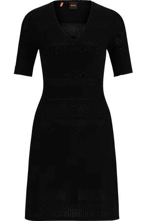 HUGO BOSS C_Fanube Lyhyt Mekko Black