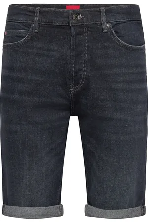 HUGO BOSS 634/S Designers Shorts Denim Black