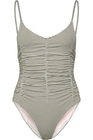 Beck Söndergaard Fendra Gathered Bea Swimsuit Uimapuku Uima-asut Green