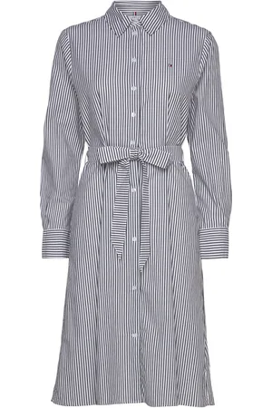 Tommy Hilfiger Essential Knee Shirt Dress Polvipituinen Mekko White