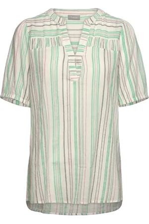 FRANSA Frnadu Bl 1 Tops Blouses Short-sleeved Green
