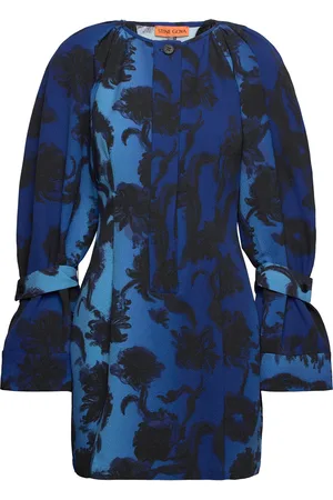 STINE GOYA Sglibby, 2018 Structure Stretch Designers Short Dress Blue