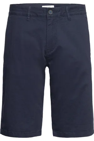 TOM TAILOR Slim Chino Shorts Bottoms Shorts Chinos Shorts Blue