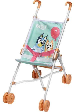 Bluey Dockvagn Sulky Toys Dolls & Accessories Doll Trolleys Multi/patterned