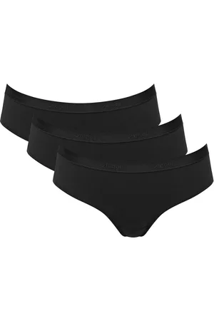 Sloggi Go Casual Hipster 3P Alushousut Brief Tangat Black