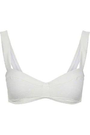 Pieces® Pcadina Bikini Bra Sww Bc Swimwear Bikinis Bikini Tops Bandeau Bikinitops White
