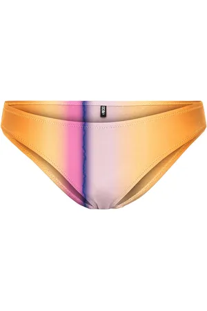Pieces® Pcanni Bikini Brief Sww Swimwear Bikinis Bikini Bottoms Bikini Briefs Orange