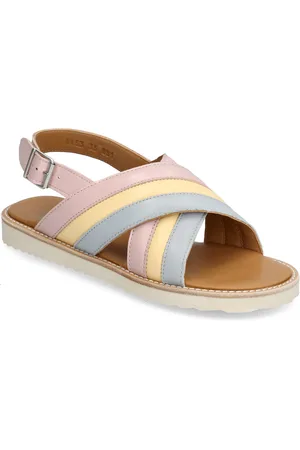 ANGULUS Sandals - Flat - Open Toe - Op Shoes Summer Shoes Sandals Multi/patterned