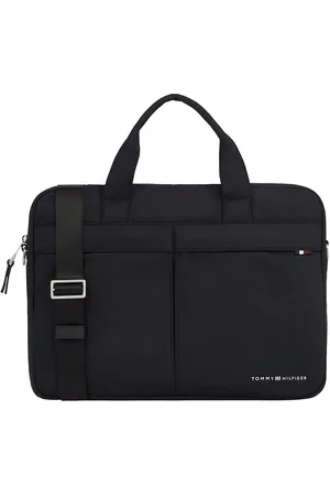 Tommy Hilfiger Th Signature Computer Bag Tietok Laukku Läppärilaukku Laukku Black