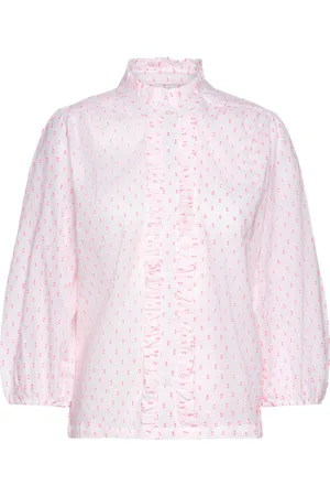 Lollys Laundry Perthll Shirt 3/4 Tops Shirts Long-sleeved Pink