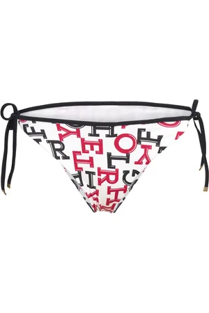 Tommy Hilfiger Cheeky String Side Tie Print Swimwear Bikinis Bikini Bottoms Side-tie Bikinis Multi/patterned