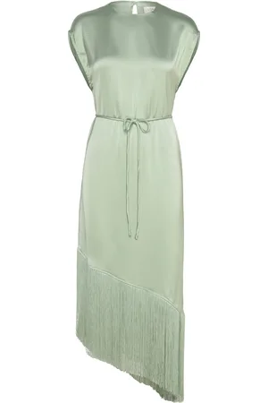 Norr Gili Sl Dress Polvipituinen Mekko Green