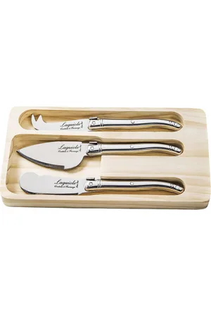 Laguiole Style de Vie Cheese Knives Laguiole Set 3 Home Tableware Cutlery Cheese Knives Silver