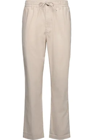 Anerkjendt Akjan Cot/Linen Ela Pants Bottoms Trousers Linen Trousers Beige