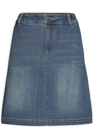 Freequent Fqharlow-Skirt Lyhyt Hame Blue