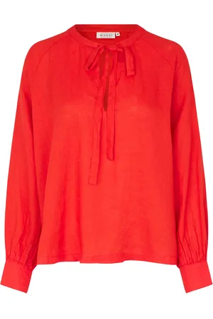 Masai Madortea Tops Blouses Long-sleeved Red