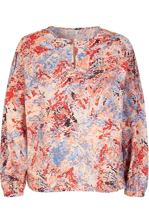 Masai Madanette Tops Blouses Long-sleeved Coral