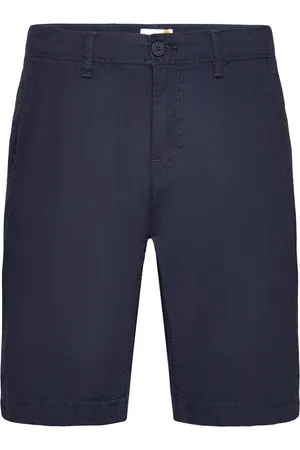 Timberland Poplin Chino Short Bottoms Shorts Chinos Shorts Navy