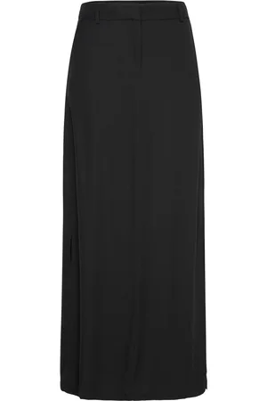 Lindex Skirt Winona Pitkä Hame Black