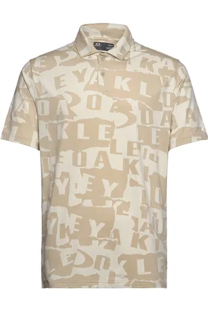 Oakley Ransom Jacquard Tops T-shirts Short-sleeved Beige