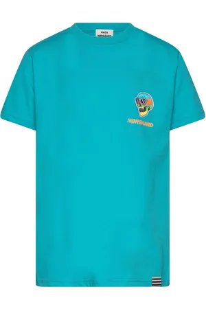 Mads Norgaard Summer Vibes Thorlino Tee Tops T-shirts Short-sleeved Blue