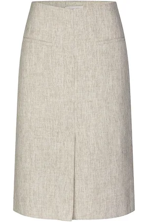 Modstrom Haleymd Skirt Polvipituinen Hame Beige