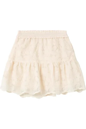 NAME IT Nkffistina Skirt Dresses & Skirts Skirts Short Skirts Cream