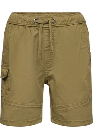 Minymo Shorts Twill Bottoms Shorts Green