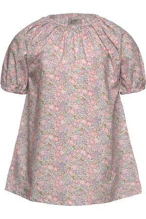 Huttelihut Blouse Ss In Liberty Fabric Tops Blouses & Tunics Multi/patterned