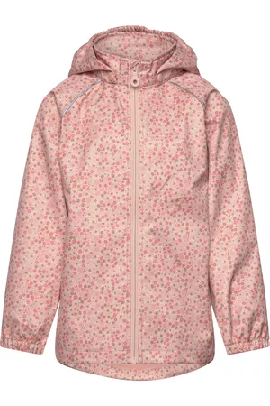 Minymo Softhell Jacket Aop Outerwear Softshells Softshell Jackets Pink